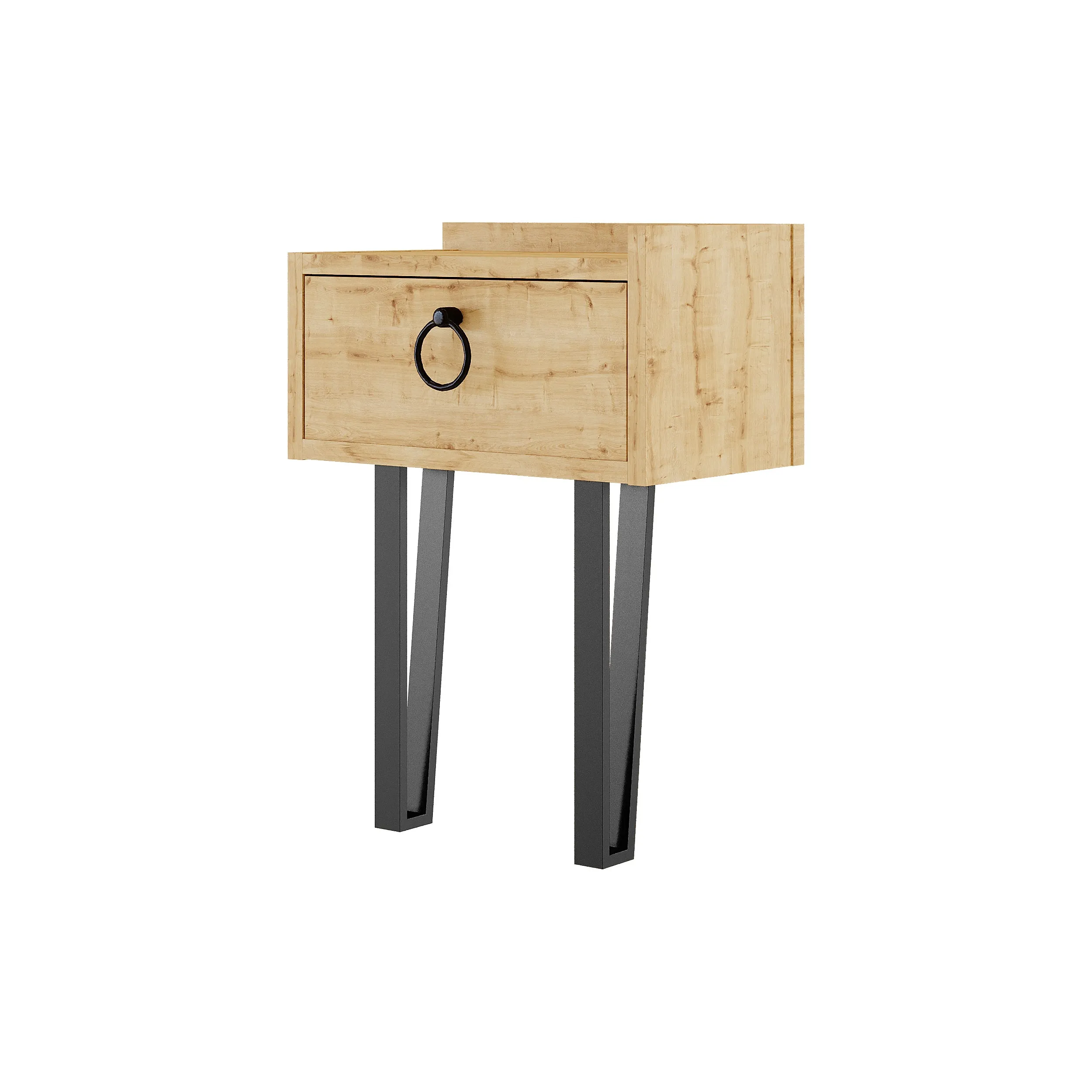 Sponge Modern Bedside Table With Drawer