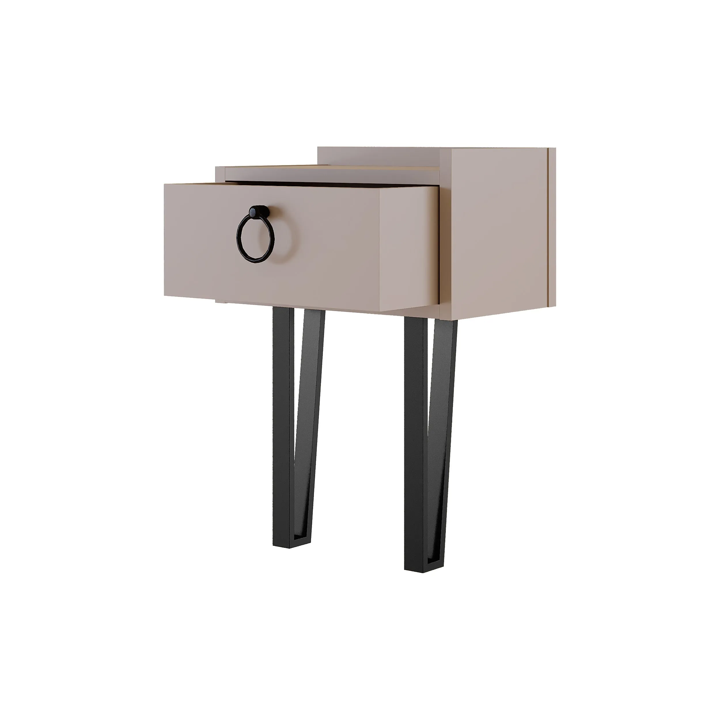 Sponge Modern Bedside Table With Drawer