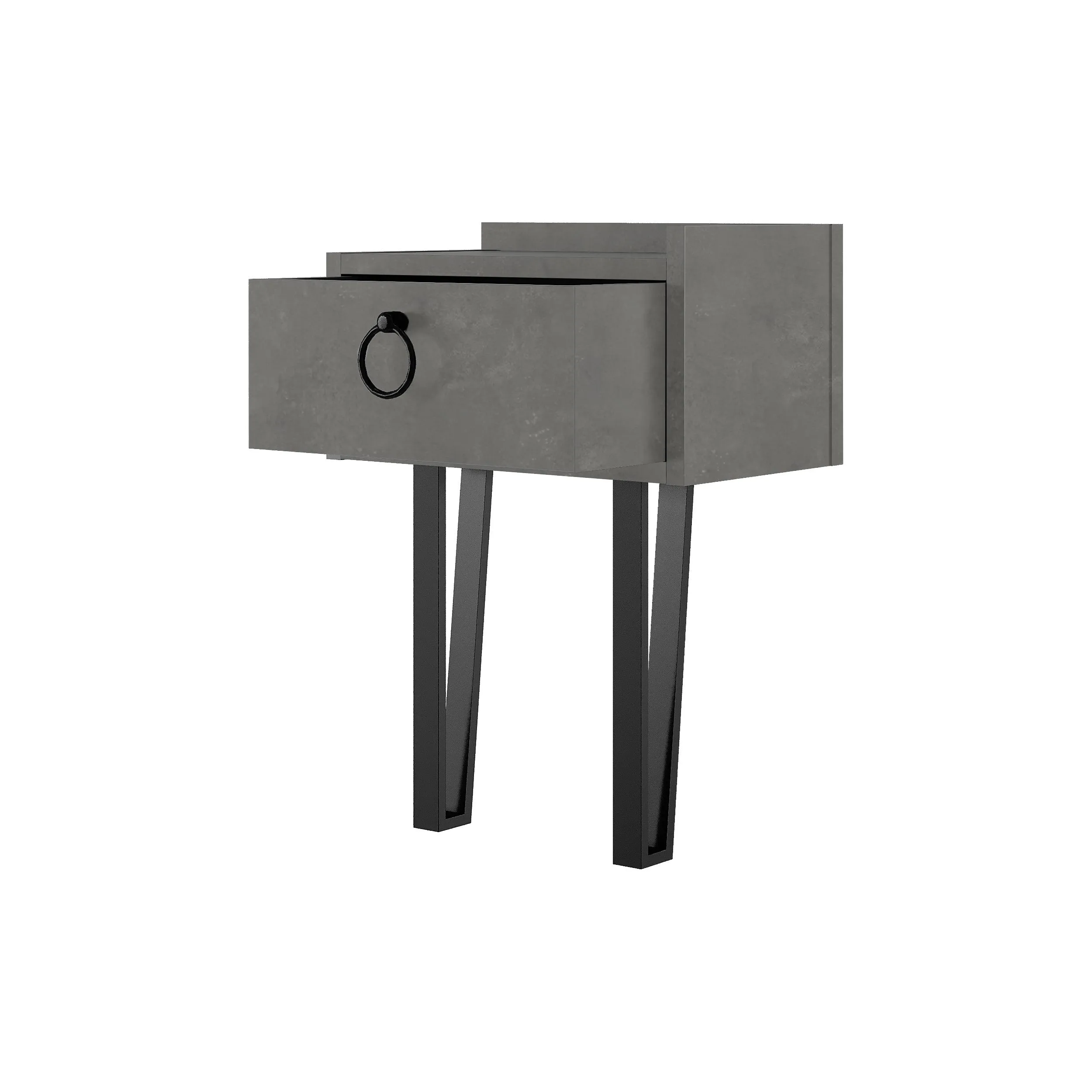 Sponge Modern Bedside Table With Drawer