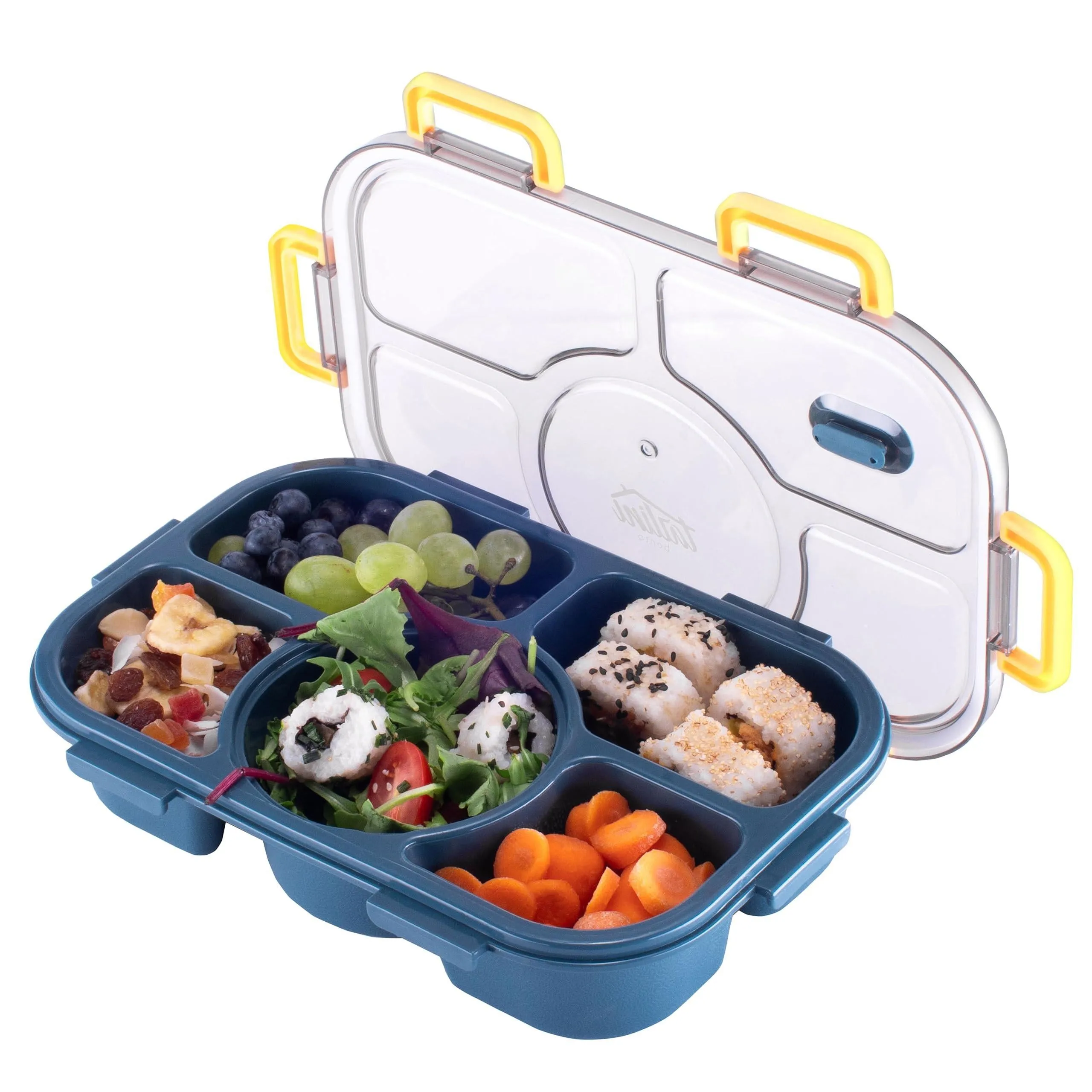 Tarlini | Blue Bento Box | Simple & Easy Leak Proof BPA Free 5