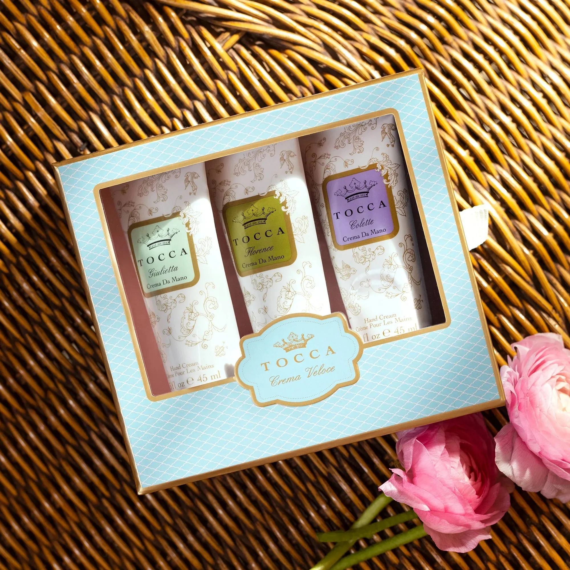 Tocca Garden Collection Crema Veloce Hand Cream Set